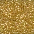 Mill Hill 10011 Opal Honey Magnifica Beads - Size 12/0, zoomed in. Select this picture to zoom back out.