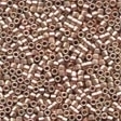 Mill Hill 10025 Platinum Rose Magnifica Beads - Size 12/0, zoomed in. Select this picture to zoom back out.