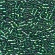 Mill Hill 10067 True Green Opal Magnifica Beads - Size 12/0, zoomed in. Select this picture to zoom back out.