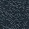 Mill Hill 10077 Charcoal Magnifica Beads - Size 12/0, zoomed in. Select this picture to zoom back out.