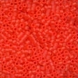 Mill Hill 10098 Matte Orange Magnifica Bead Size 12/0, zoomed in. Select this picture to zoom back out.
