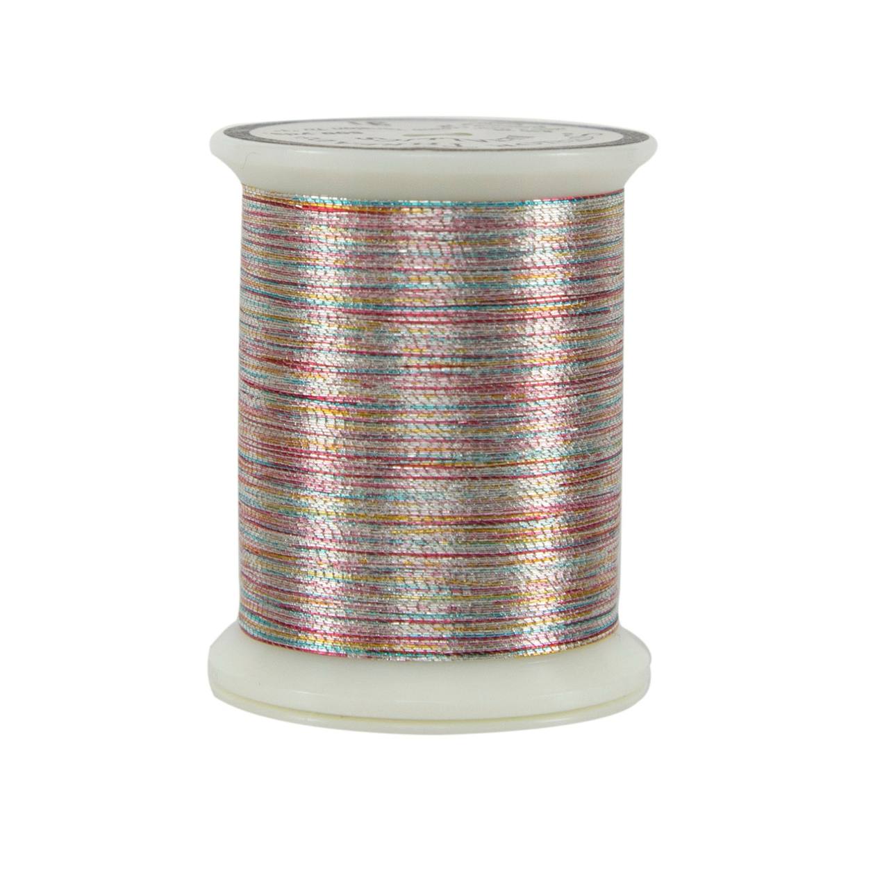 Metallic Thread 500yd Variegated Silver 031