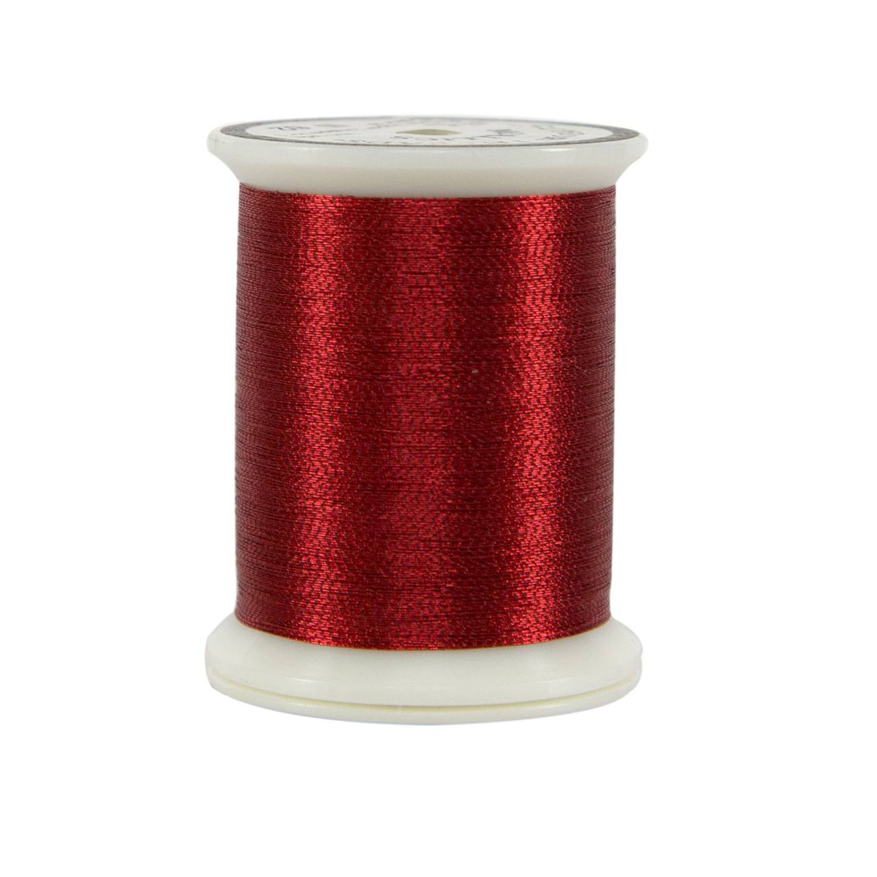 Metallic Thread 500yd Red 062