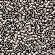 Mill Hill 10108 Matte Pewter Magnifica Beads - Size 12/0, zoomed in. Select this picture to zoom back out.