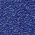 Mill Hill 10116 Blue Satin Magnifica Beads - Size 12/0, zoomed in. Select this picture to zoom back out.