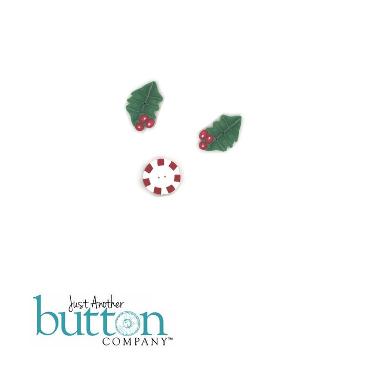 Merry Christmas Pillow - Button