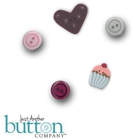 Well Hello There February - Button Pack