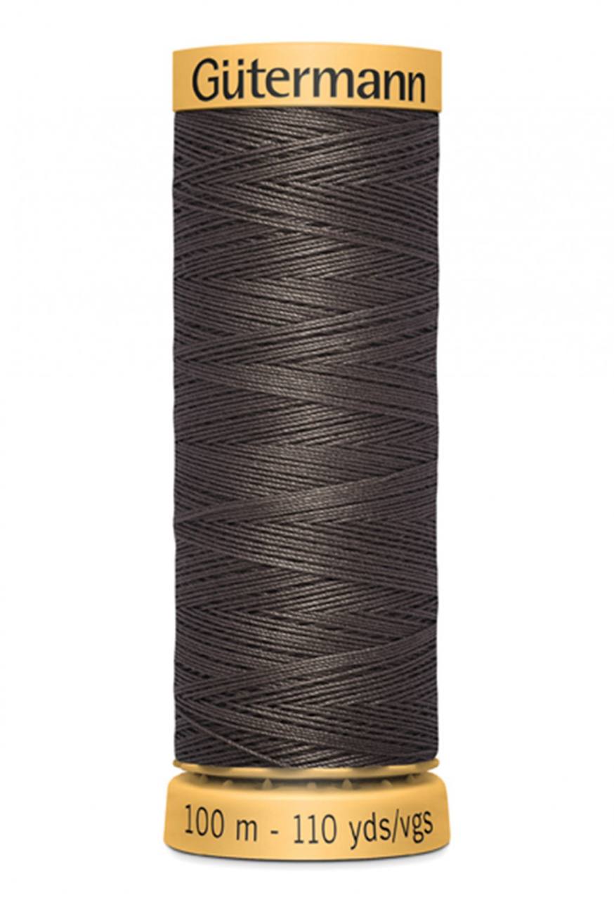 Gutermann Natural Cotton Thread 110yd - 2960 Dark Brown