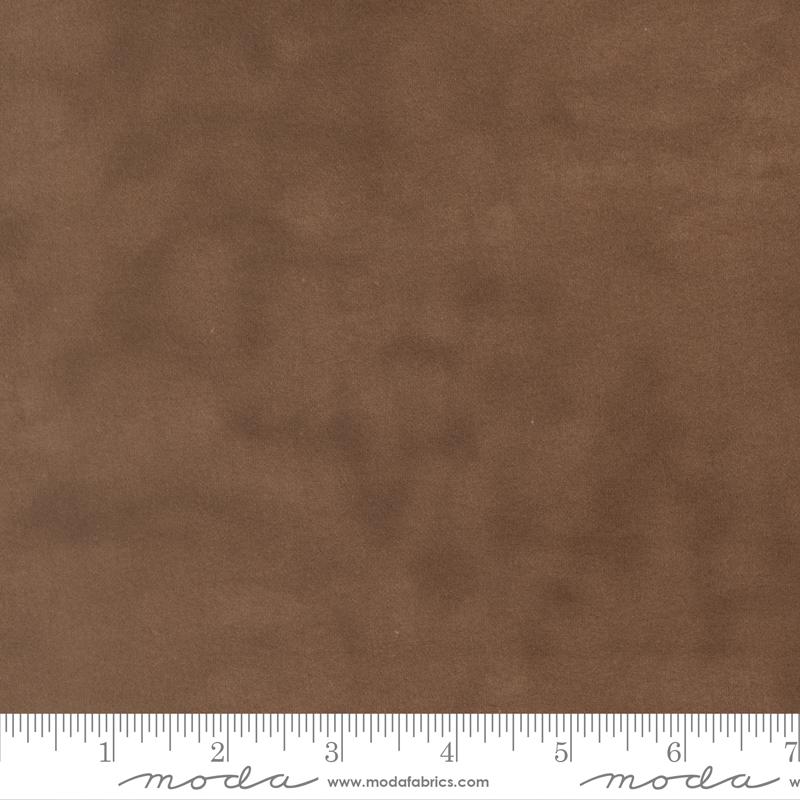 Flannel Gather Basics Mottled Cocoa - Quilt Fabric