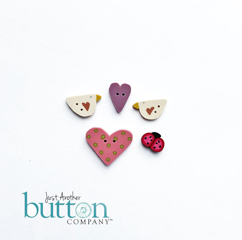 Heart Bag Button Pack