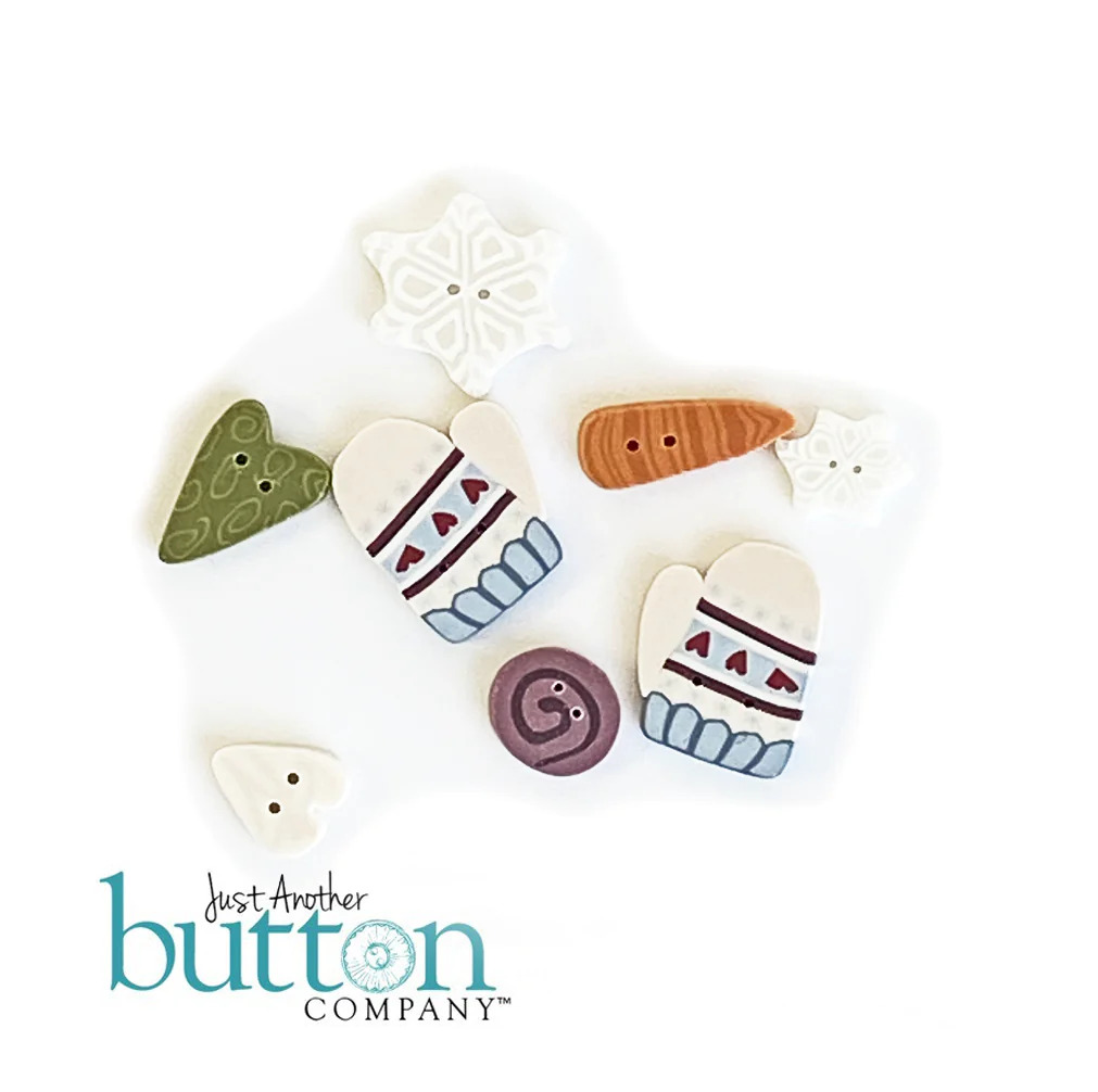 Winter Bag Button Pack