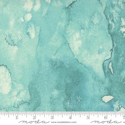 108" Flow Aqua Frost - Quilt Fabric