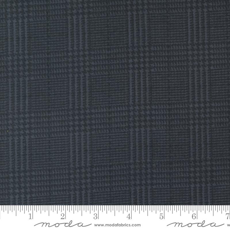 108" Farmhouse Flannel III Black - Quilt Fabric