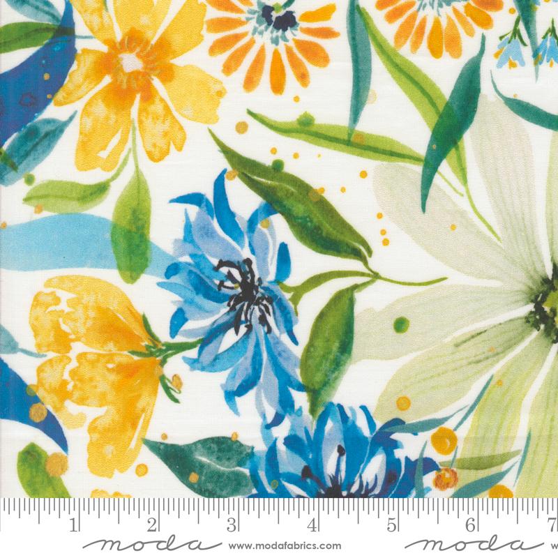 108" Sunshine And Blue Skies Cloud - Quilt Fabric