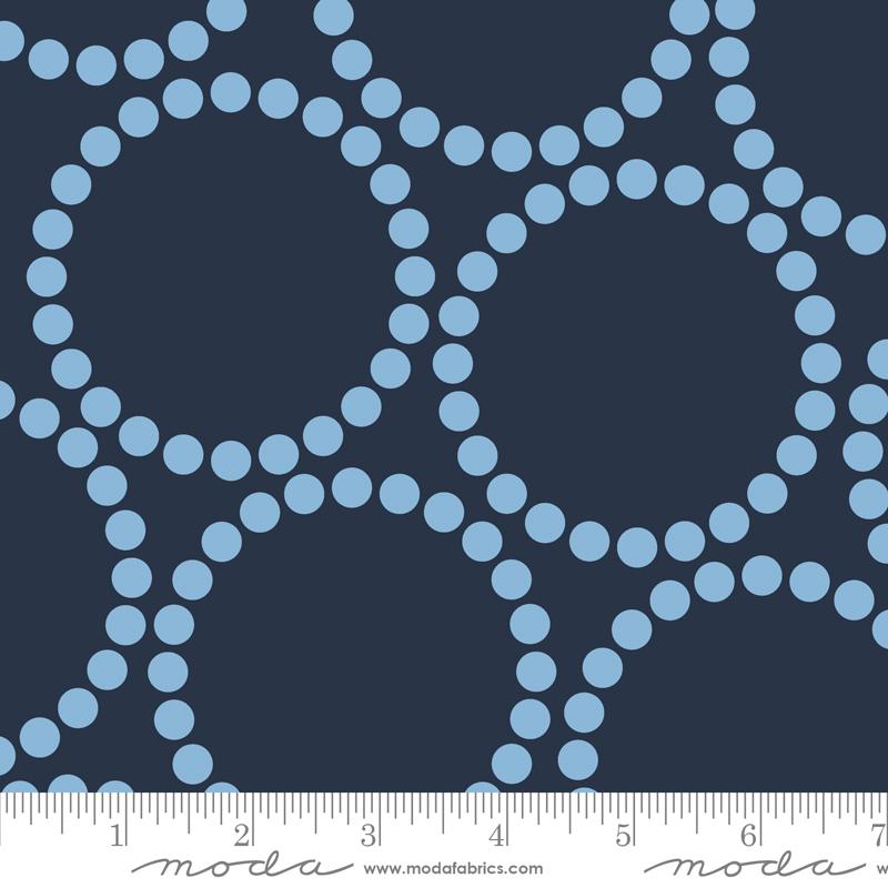 108" Pearl Bracelet Peacoat - Quilt Fabric