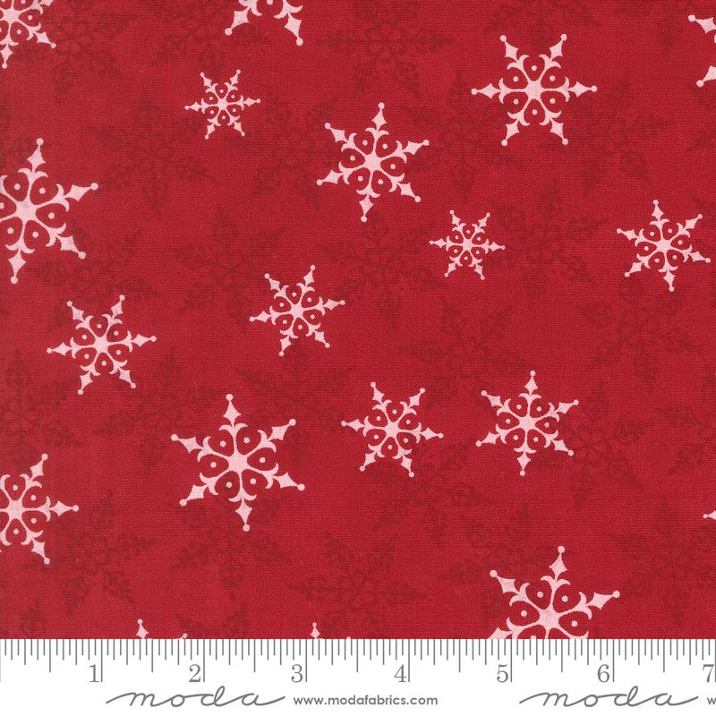 108" Winter Friends Berry Red - Christmas Fabric