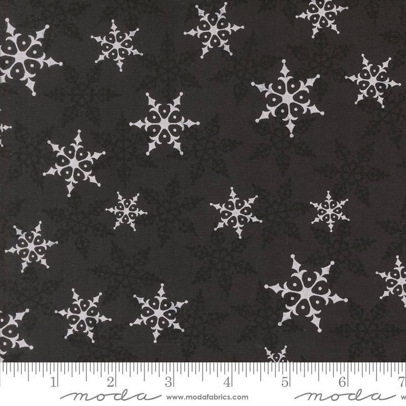 108" Winter Friends Charcoal Black - Christmas Fabric