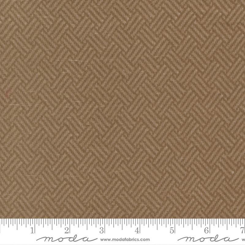 108" Prairie Gatherings Flannel Teak - Quilt Fabric