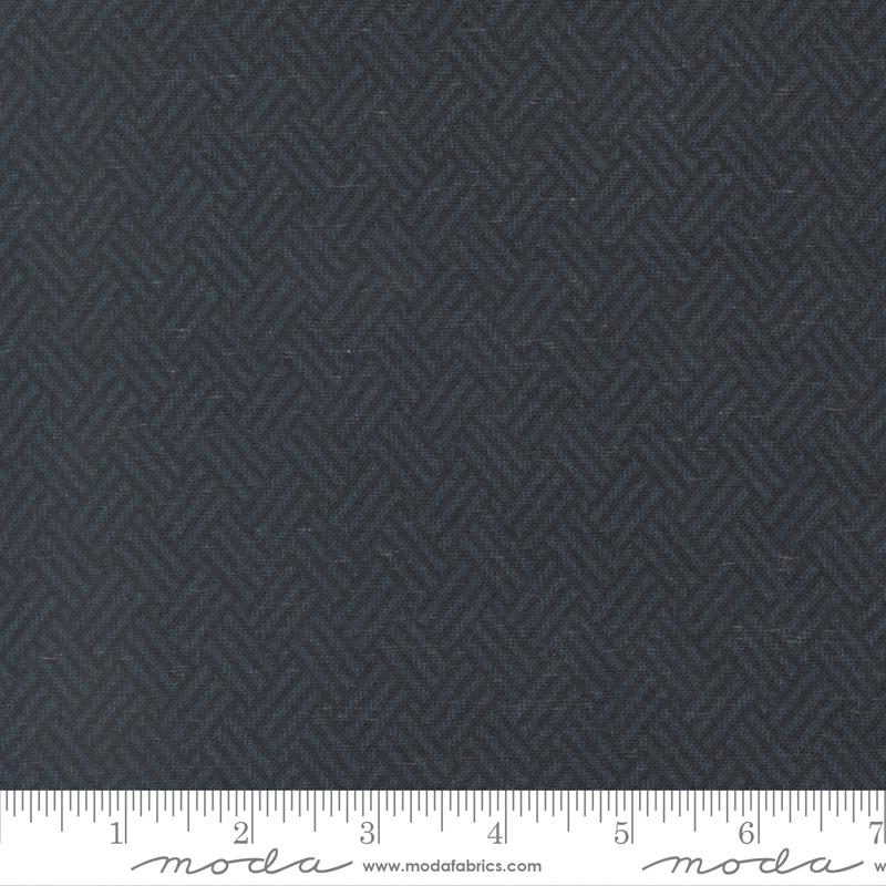 108" Prairie Gatherings Flannel Navy - Quilt Fabric