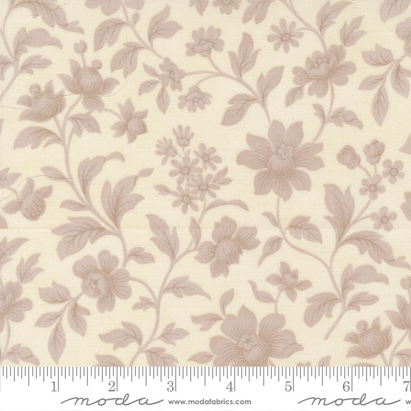 108" Ambiance Flowers Porcelain - Quilt Fabric