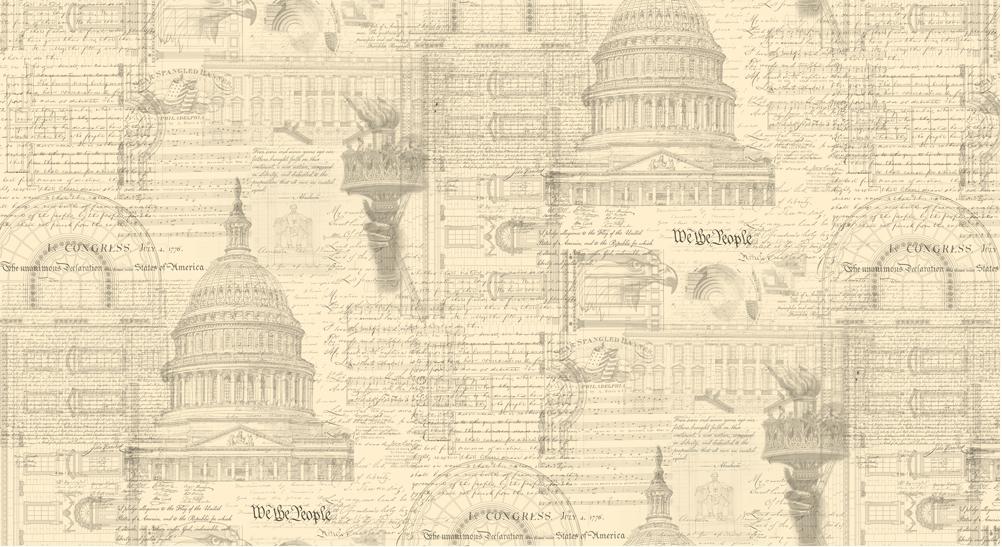 108" 3 Sisters Patriotic Parchment - Quilt Fabric