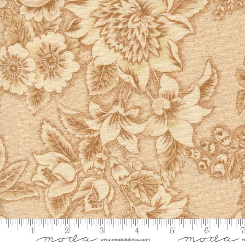 108" Miss Mollie Floral Biscuit - Quilt Fabric