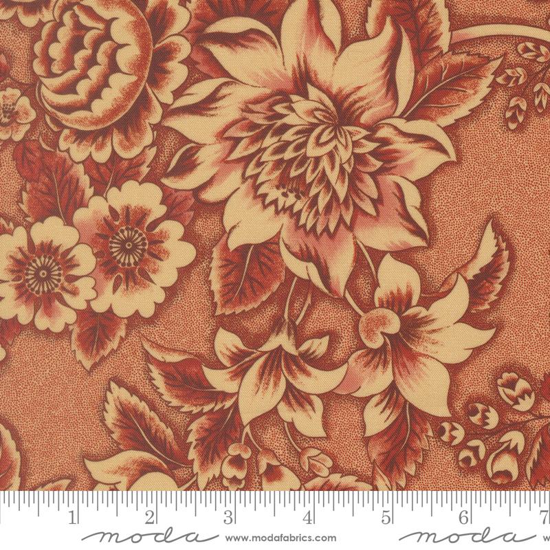 108" Miss Mollie Floral Red - Quilt Fabric