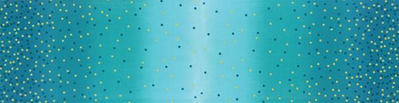 Best Ombre Confetti Turquoise - Quilt Fabric