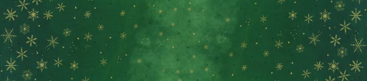 Ombre Flurries Christmas Green - Quilt Fabric