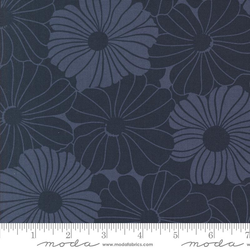 Color Crush Floral - Indigo - Quilt Fabric