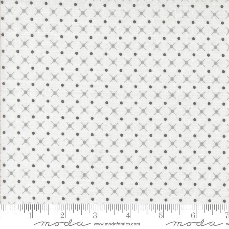 Color Crush XO - Off White Silver - Quilt Fabric