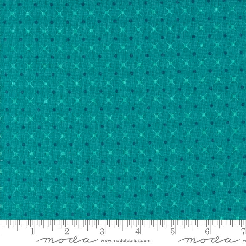 Color Crush XO - Turquoise - Quilt Fabric