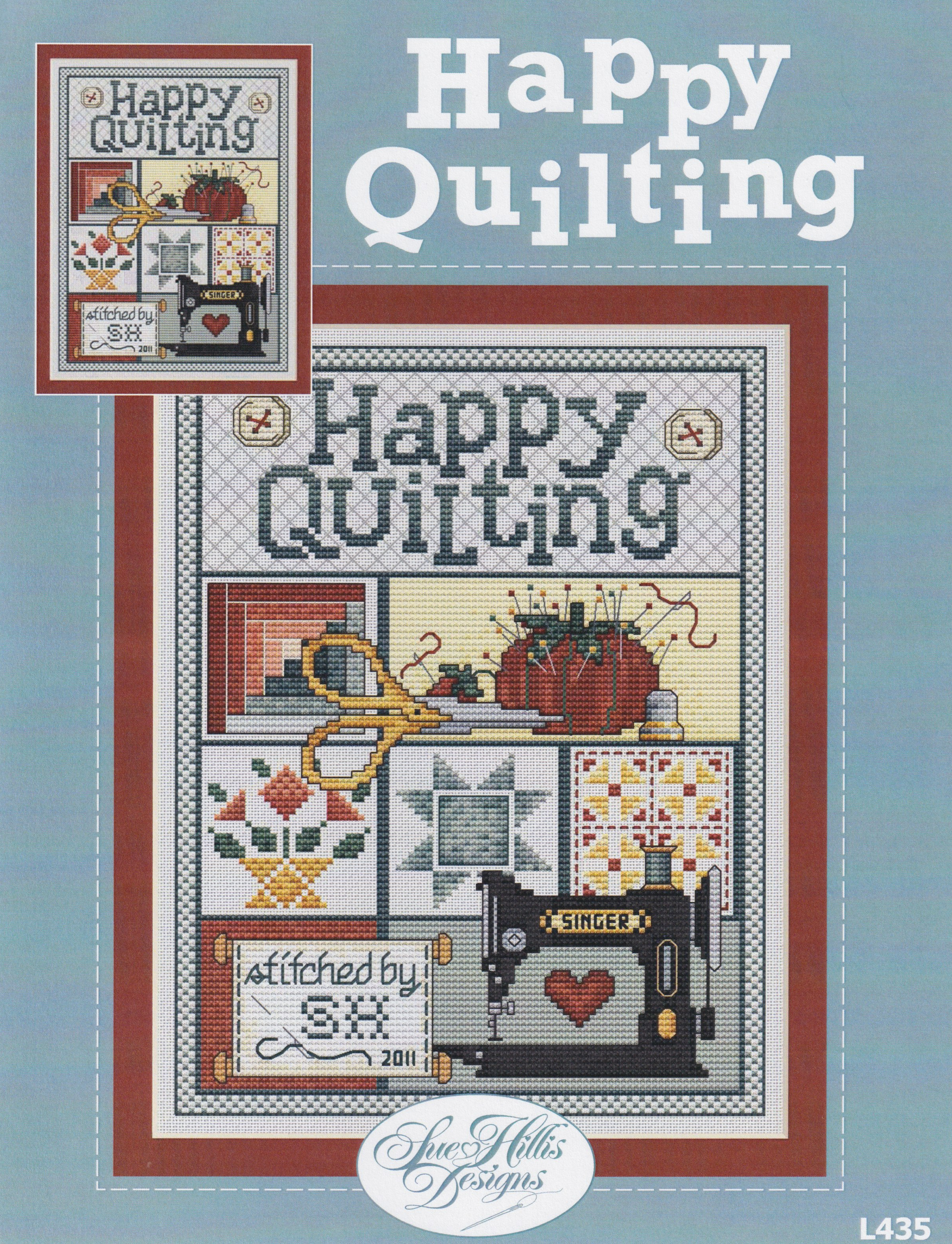 Happy Quilting - Cross Stitch Pattern