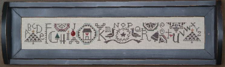 Quaker Noel Row - Cross Stitch Pattern