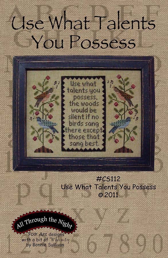Use What Talents - Cross Stitch Pattern