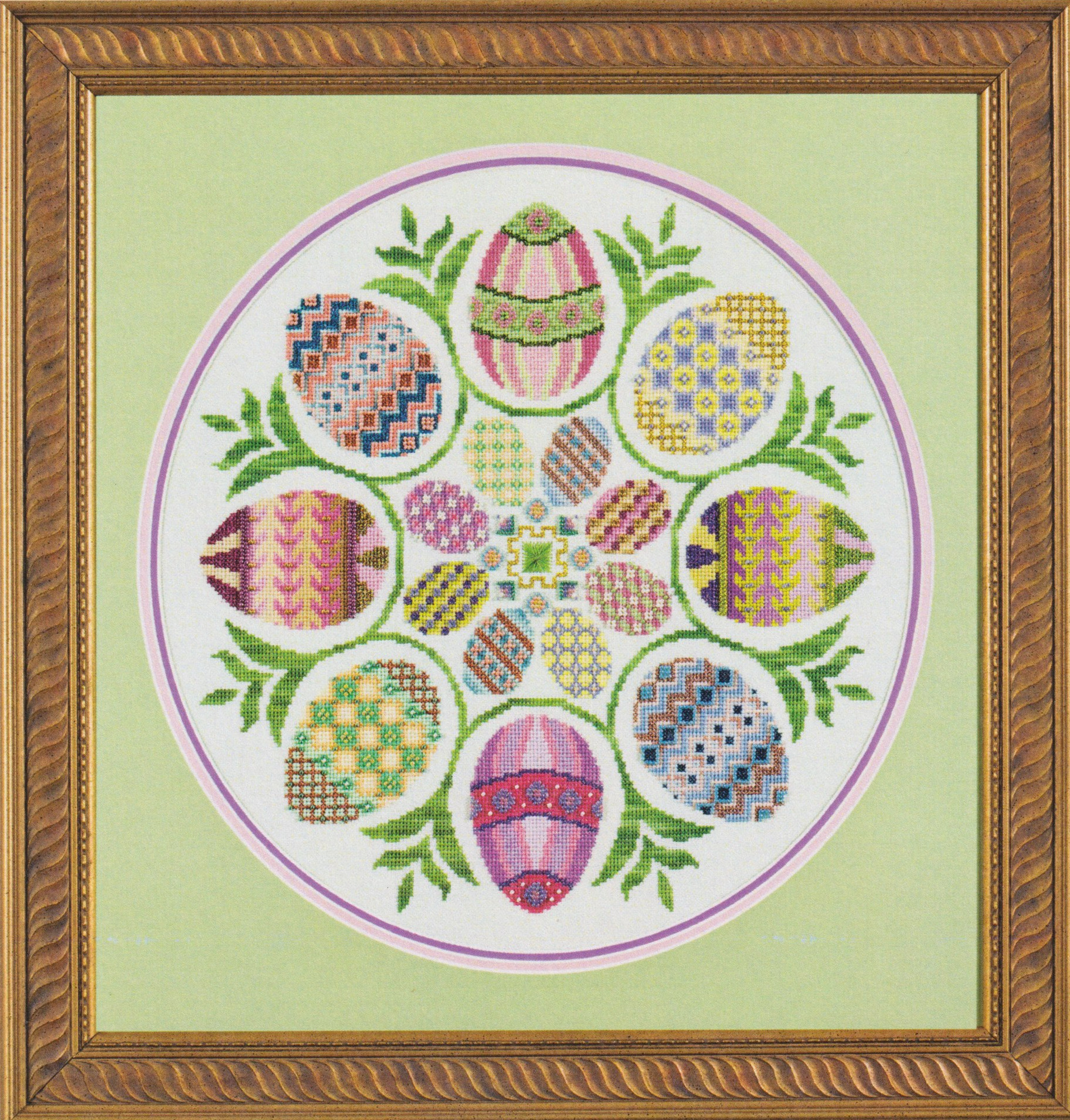 Eggs Ala Round - Cross Stitch Pattern