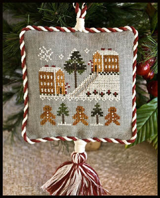 Gingerbread Village - 2011 Ornament 4 - Cross Stitch Pattern