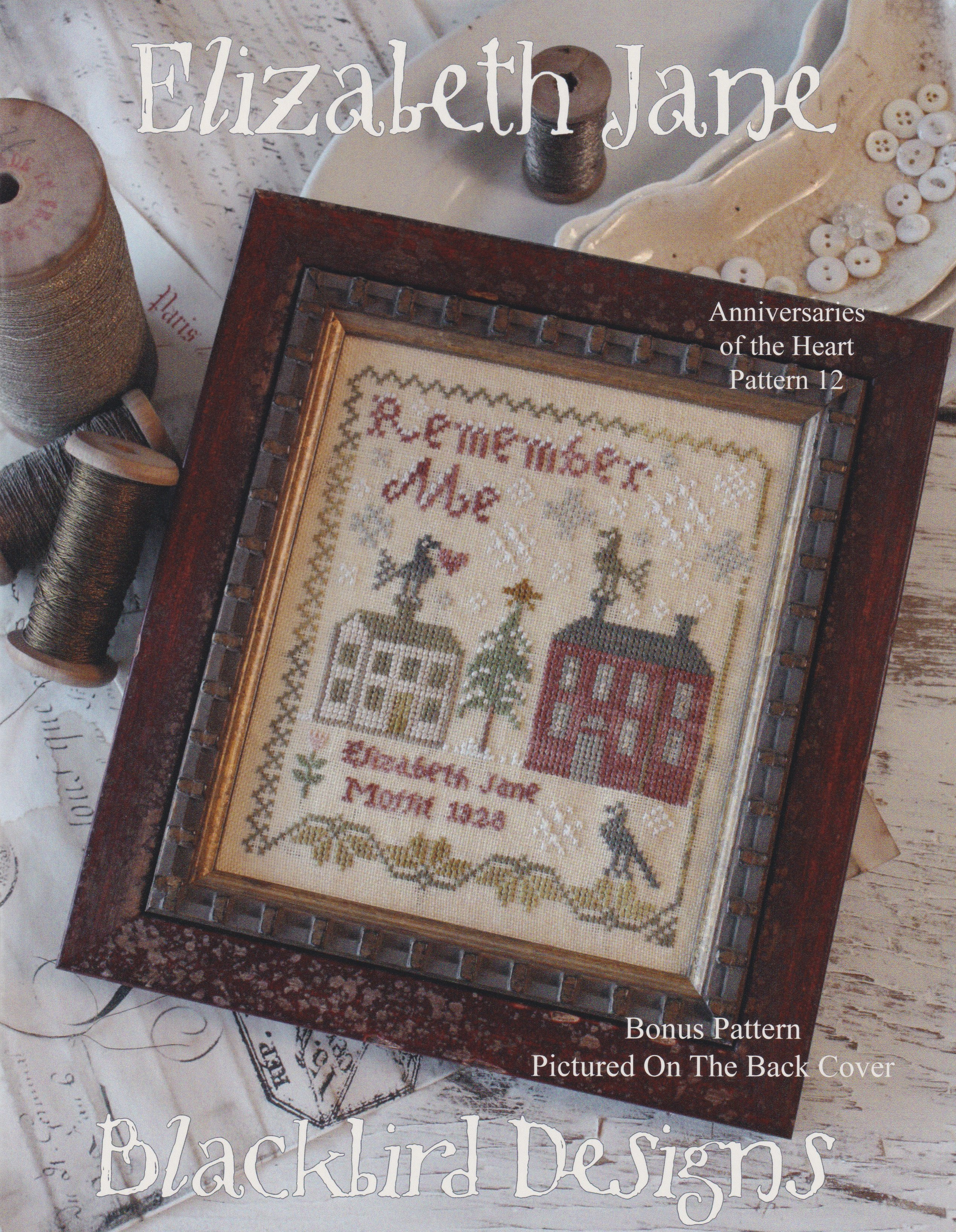 Elizabeth Jane Anniversaries of the Heart 12 - Cross Stitch