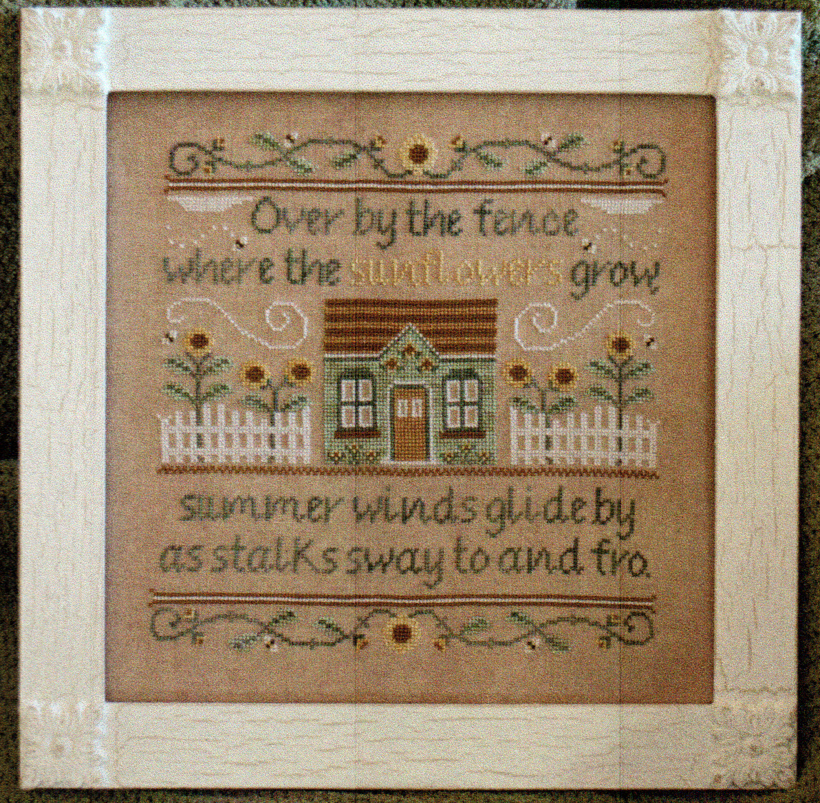Sunflowers In Summer - Cross Stitch Pattern