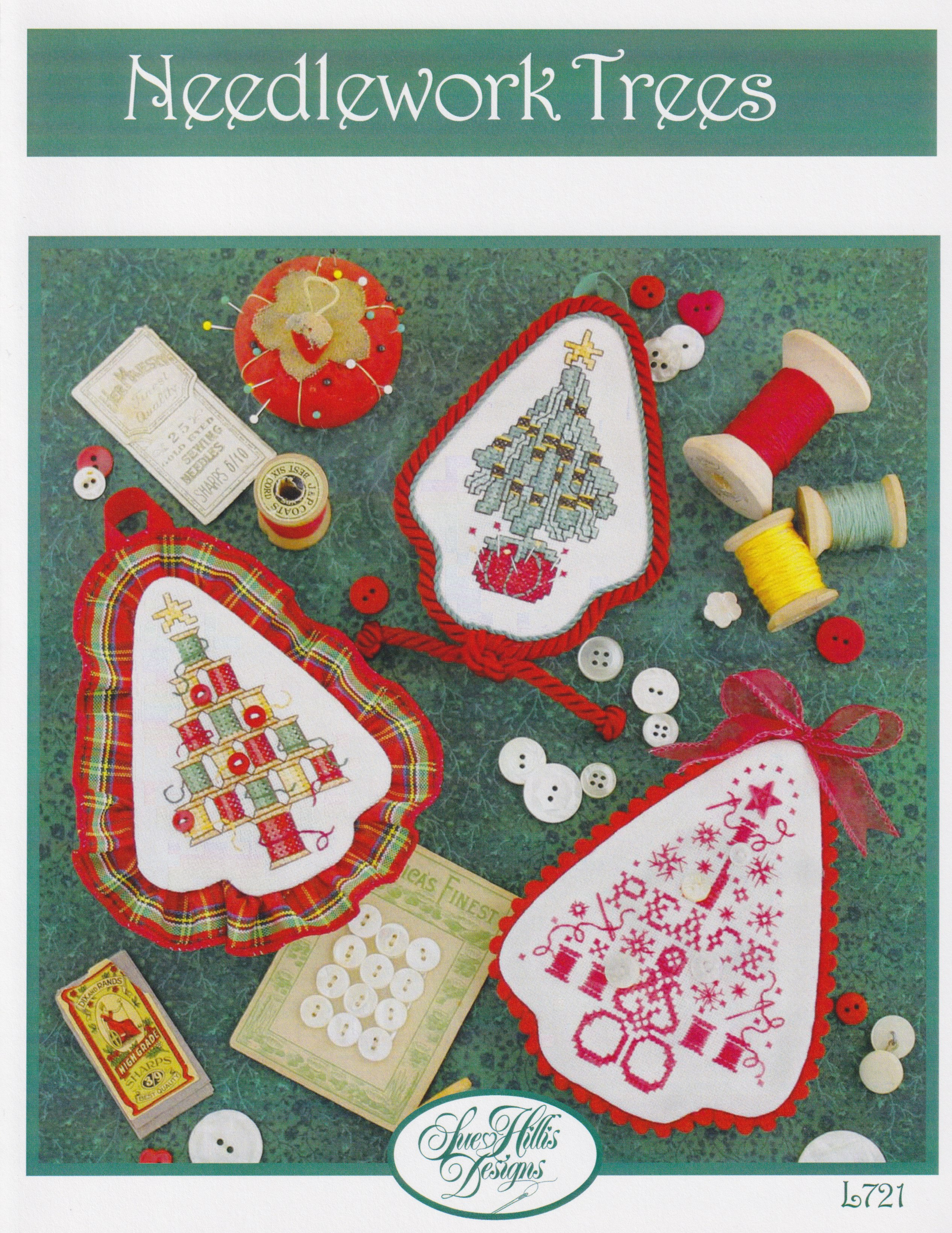 Needlework Trees - Cross Stitch Pattern