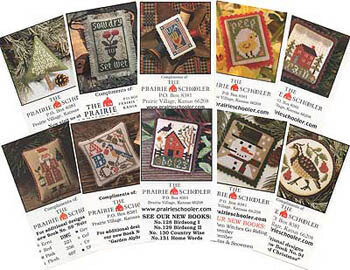 Mini Card Set C - (Sow Dry) - Cross Stitch Pattern