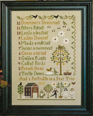 12 Days of Christmas - Cross Stitch Pattern