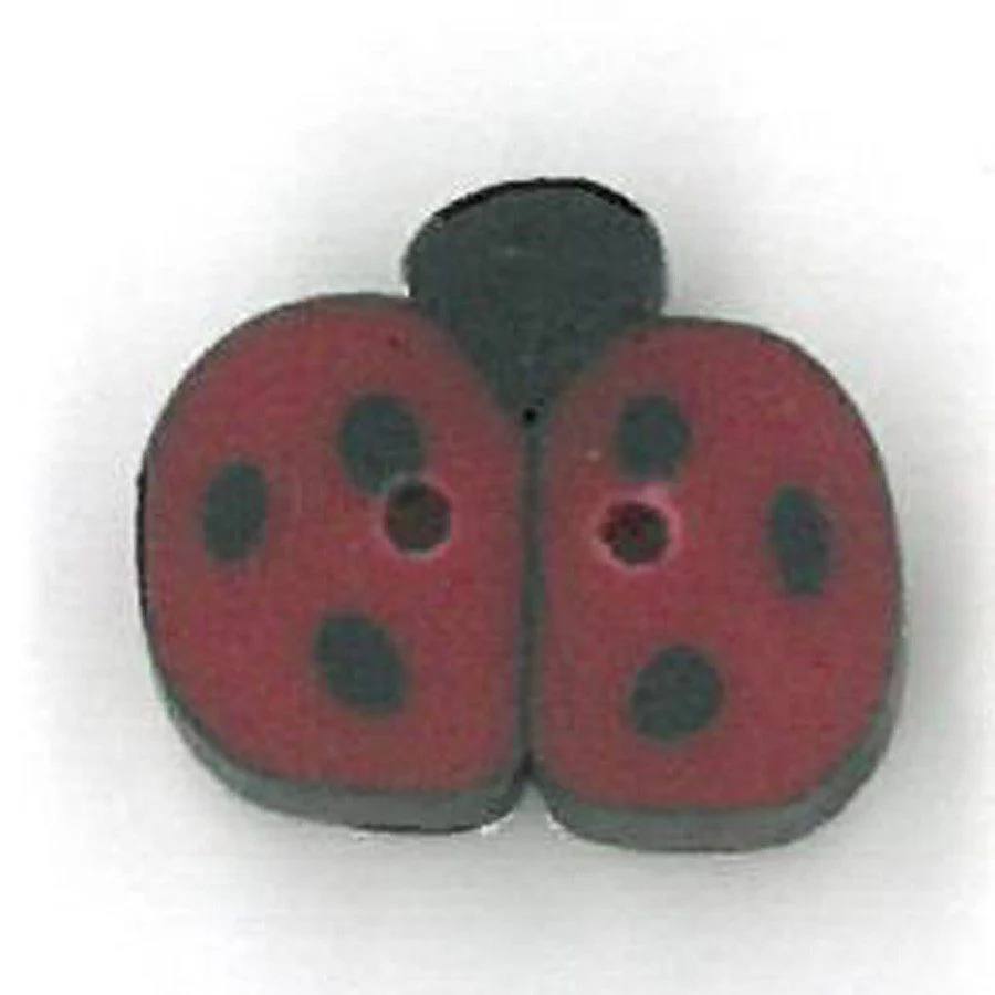 Tiny Red Ladybug - Button