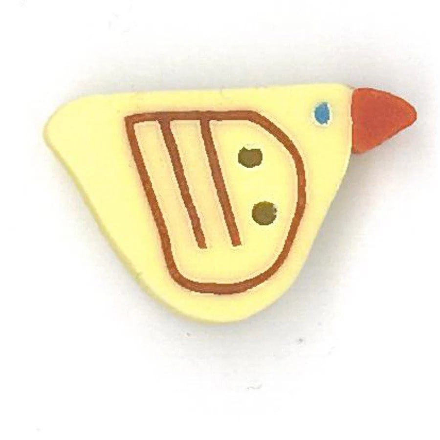 Small Yellow Bird - Button