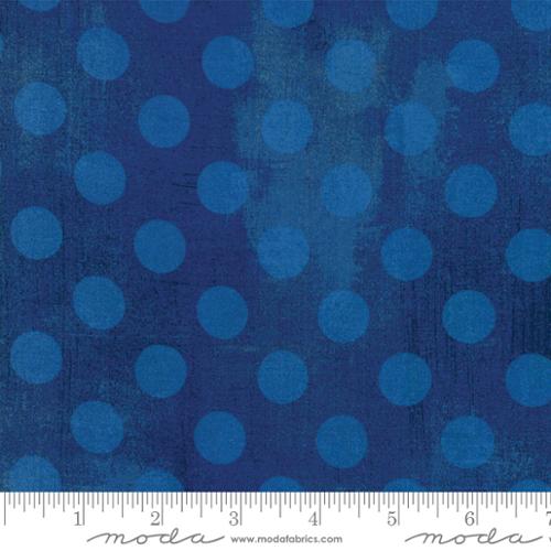 108" Grunge Hits Spot Cobalt - Quilt Fabric
