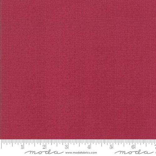 108" Thatched Cranberry - Quilt Fabric
