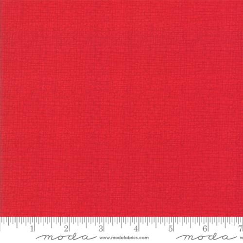 108" Thatched Crimson - Quilt Fabric