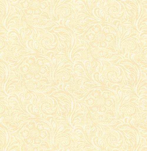 Tooled Leather Cream - Quilt Fabric