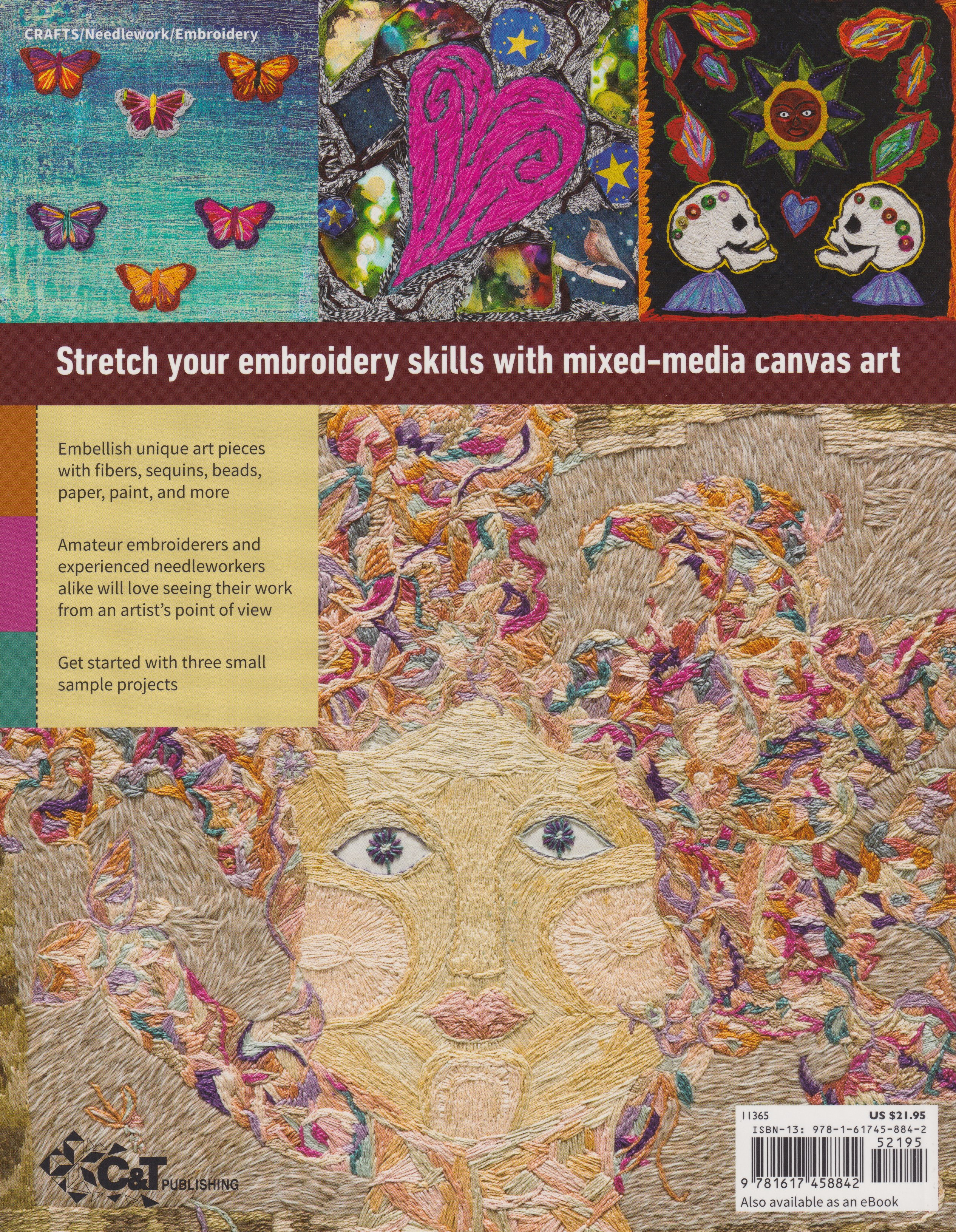Artful Embroidery On Canvas - Quilt Pattern