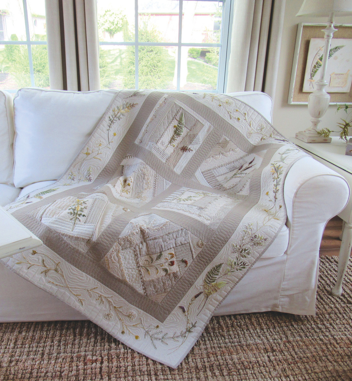 Botanical Embroidery - Quilt Pattern